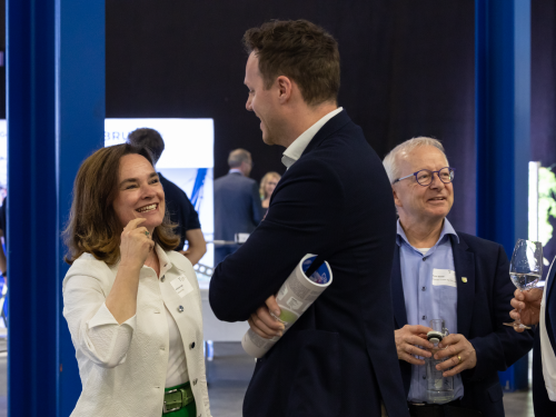 Nationalrätin Kris Vietze, Grossratspräsident Peter Bühler