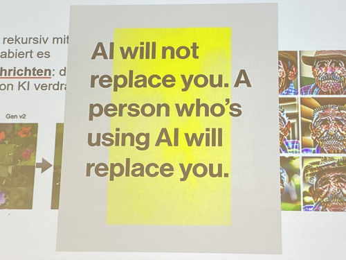 AI will not replace you